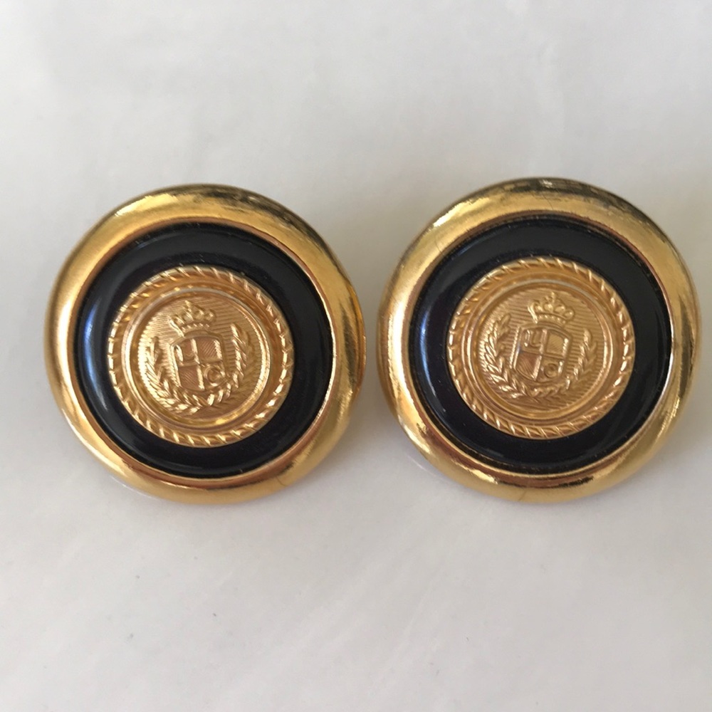 Vintage Liz Claiborne nautical post earrings